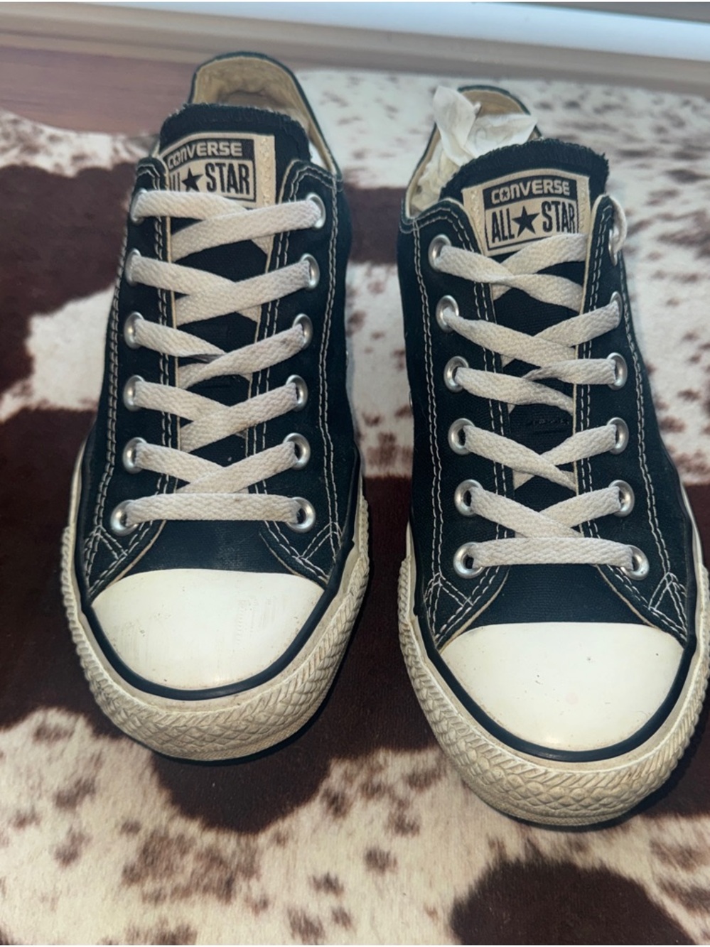 Converse Low Top Sneakers - Black & White